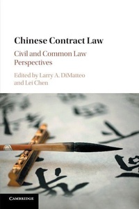 Enlarge image Cover: Chinese Contract Law - Cambridge University Press