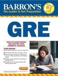 Enlarge image Cover: GRE - Barrons Educational Services