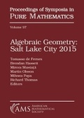 Cover: Algebraic Geometry Salt Lake City 2015 (Parts 1 and 2) - American Mathematical Society