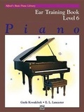 Cover: Alfred's Basic Piano Library Ear Training, Bk 6 - Alfred Music