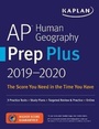 Cover: AP Human Geography Prep Plus 2019-2020 - Kaplan Publishing