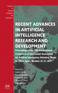 Cover: Recent Advances in Artificial Intelligence Research and Development - IOS Press,US