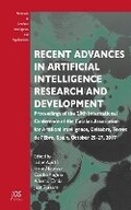Cover: Recent Advances in Artificial Intelligence Research and Development - IOS Press,US