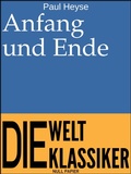 Cover: Anfang und Ende - Null Papier Verlag