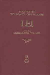 Abbildung von: Lessico Etimologico Italiano. Band 14 (XIV) - Reichert Verlag