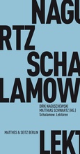 Cover: Schalamow. Lekt&uuml;ren - Matthes & Seitz Berlin