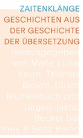 Cover: Zaitenkl&auml;nge - Matthes & Seitz Berlin