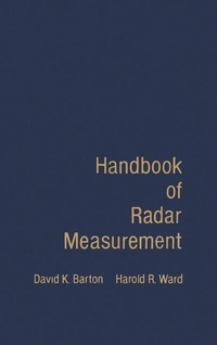 Enlarge image Cover: Handbook of Radar Measurement - Artech House Publishers