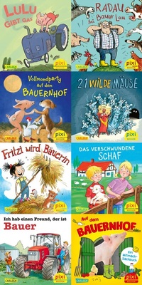 Abbildung von: Pixi-8er-Set 253: Pixis Abenteuer auf dem Bauernhof (8x1 Exemplar) - Carlsen
