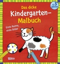Cover: Ausmalbilder f&uuml;r Kita-Kinder: Das dicke Kindergarten-Malbuch: Erste Reime, erste Bilder - Carlsen