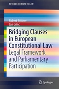 Cover: Bridging Clauses in European Constitutional Law - Springer