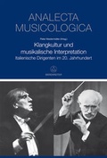 Cover: Klangkultur und musikalische Interpretation - B&auml;renreiter