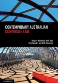 Cover: Contemporary Australian Corporate Law - Cambridge University Press