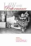 Cover: Law and Performance - University of Massachusetts Press