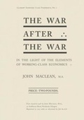 Cover: The War after the War - Bristol Radical History Group