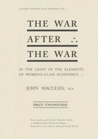 Enlarge image Cover: The War after the War - Bristol Radical History Group