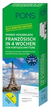Cover: PONS Power-Vokabelbox Franz&ouml;sisch in 4 Wochen f&uuml;r Fortgeschrittene - PONS Langenscheidt