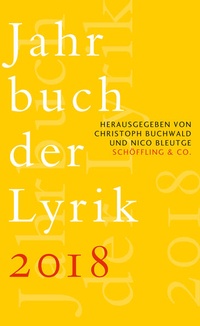 Abbildung von: Jahrbuch der Lyrik 2018 - Schöffling