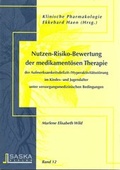 Cover: Nutzen-Risiko-Bewertung der medikament&ouml;sen Therapie - SASKA-Verlag