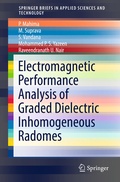 Cover: Electromagnetic Performance Analysis of Graded Dielectric Inhomogeneous Radomes - Springer