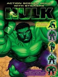 Enlarge image Cover: The Hulk: Action Scenes Book with Stickers - HarperFestival