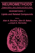 Cover: Lipids and Related Compounds - Humana Press Inc.