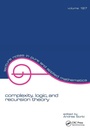 Cover: Complexity, Logic, and Recursion Theory - CRC Press