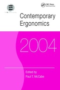 Cover: Contemporary Ergonomics 2004 - CRC Press