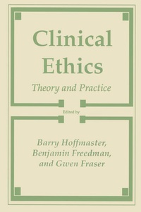 Enlarge image Cover: Clinical Ethics - Humana Press Inc.