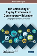 Cover: The Community of Inquiry Framework in Contemporary Education - IGI Global