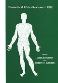 Cover: Biomedical Ethics Reviews &middot; 1989 - Humana Press Inc.