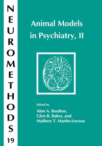 Abbildung von: Animal Models in Psychiatry, II - Humana Press Inc.