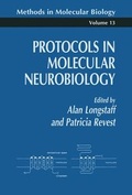 Cover: Protocols in Molecular Neurobiology - Humana Press Inc.