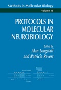 Cover: Protocols in Molecular Neurobiology - Humana Press Inc.