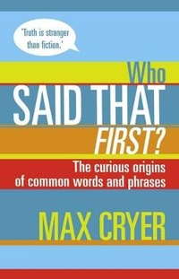 Enlarge image Cover: Who Said That First? - Exisle Publishing