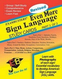 Enlarge image Cover: Exambusters Even More Sign Language Study Cards - Ace Academics