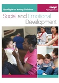 Cover: Spotlight on Young Children: Social and Emotional Development - National Association for the Education of Young Children