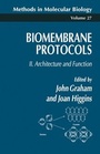 Cover: Biomembrane Protocols - Humana Press Inc.