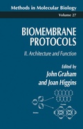 Cover: Biomembrane Protocols - Humana Press Inc.