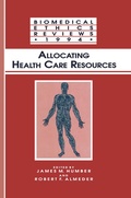 Cover: Allocating Health Care Resources - Humana Press Inc.