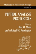 Cover: Peptide Analysis Protocols - Humana Press Inc.