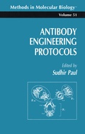 Cover: Antibody Engineering Protocols - Humana Press Inc.