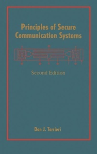 Enlarge image Cover: Principles of Secure Communication Systems - Artech House Publishers