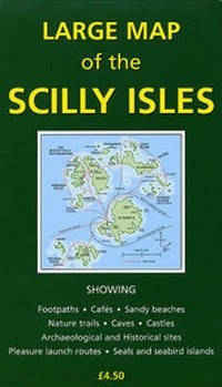 Abbildung von: Large Map of the Scilly Isles - Bowley Publications Ltd