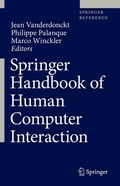 Cover: Handbook of Human Computer Interaction - Springer