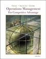 Cover: Operations Management for Competitive Advantage - Irwin Professional Publishing