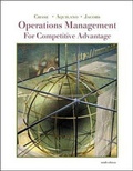 Cover: Operations Management for Competitive Advantage - Irwin Professional Publishing