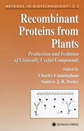 Cover: Recombinant Proteins from Plants - Humana Press Inc.