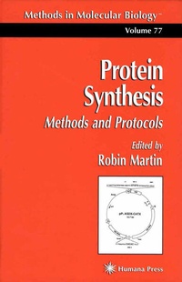 Enlarge image Cover: Protein Synthesis - Humana Press Inc.
