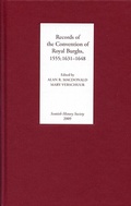 Cover: Records of the Convention of Royal Burghs, 1555; 1631-1648 - Scottish History Society